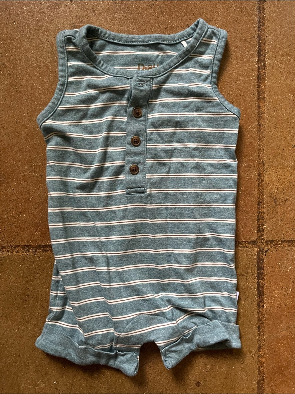 EUC Little Sleepies Baby Boy Romper